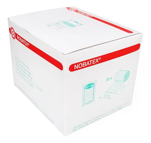 NOBA Nobatex elastische Mullbinden in Folie 4 m x 12 cm