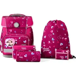 School-Mood Champion Maxx Pro Schulranzen-Set 6-teilig in lila von School-Mood