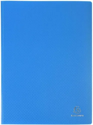 EXACOMPTA Sichtbuch DIN A4 PP 60 Hüllen blau