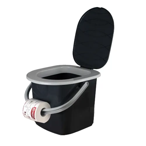 Campingtoilette 15,5L in schwarz von BranQ