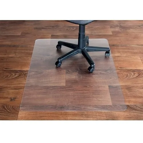 Bodenschutzmatte PET Allergiker geeignet transparent PVC Vinyl frei 1,8 mm stark (60 x 80 cm)