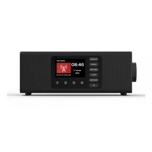 DR2002BT - Digitalradio mit FM, DAB und DAB+ Empfang, Bluetooth RX und Radiowecker-Funktion für erstklassigen Stereo-Sound