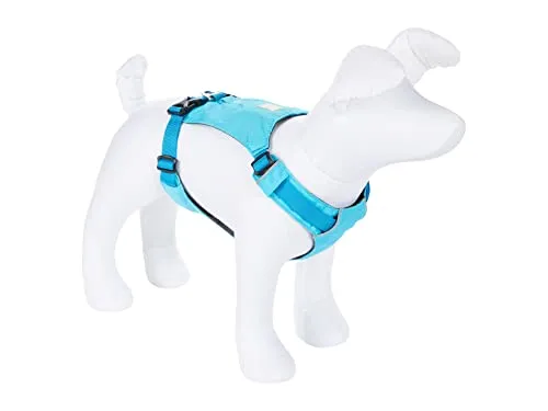 Ruffwear Leichtgewicht-Hundegeschirr, Miniatur-Hunderassen, Größenverstellbar, Größe: XXXS, Blau (Blue Atoll), Hi & Light Harness