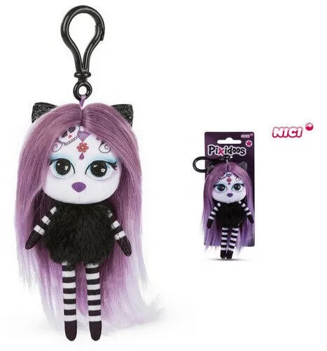 NICI Pixidoos Sunli Schlüsselanhänger Bagclip Plüsch Puppe Karabiner 14 cm NEU!