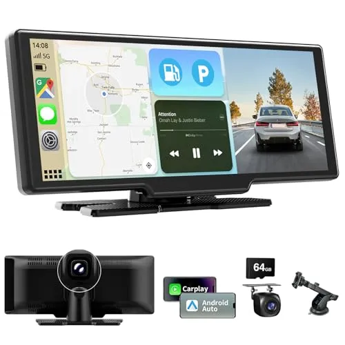 10,26 Zoll Apple Carplay & Android Auto Display mit 4K Dashcam
