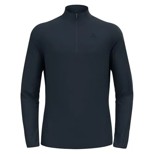 Odlo Fleecepullover Herren Essential Light I Midlayer mit Halbreißverschluss - Skipullis und Hoodies für Männer, ideal für Outdoor-Aktivitäten mit hervorragender Wärmeisolierung und optimaler Bewegungsfreiheit dank dehnbarem Funktionsmaterial.