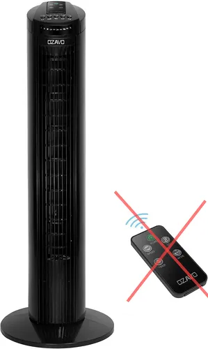 Produktbild OZAVO Turmventilator mit Fernbedienung, 74 cm