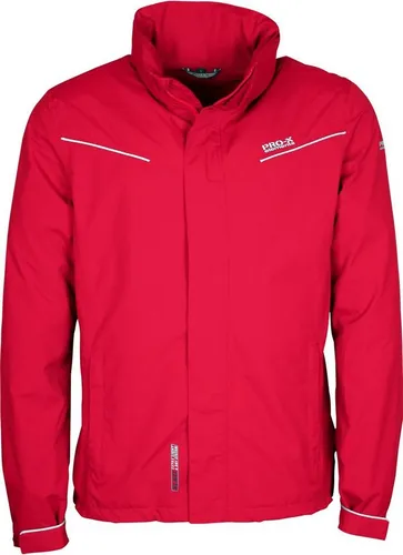 PRO-X elements Herren Dexter Jacke, Mars Red, XXL - Funktionsjacke für Outdoor und Bike, ultraleicht, wasserdicht mit 10.000 mm Wassersäule und atmungsaktiv. Ideal für Radfahrer dank längerer Ärmel und reflektierender Paspeln.