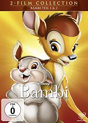 Bambi 1+2,2 DVDs: Disney Classics + 2. Teil
