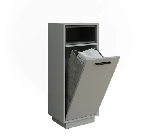 Vicco Wäscheschrank Beatrice, Grau/Anthrazit, 38 x 93 cm