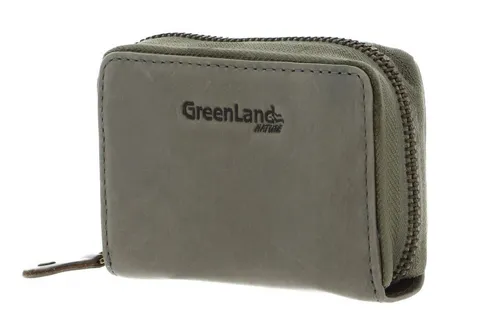 GreenLand Nature Kartenetui aus echtem Rindsleder mit RFID-Blocker