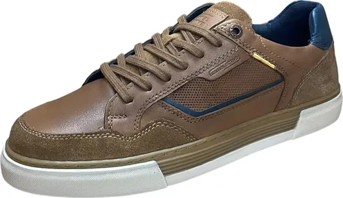 camel active Herren Sneaker aus Nappaleder Braun - Stylische Herren Sneaker aus hochwertigem Nappaleder mit robusten Oxford-Details und herausnehmbarer Innensohle für individuellen Komfort.
