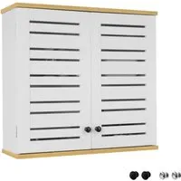 SoBuy Hängeschrank BZR42 mit Lamellentüren
