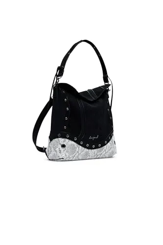 Desigual Jersey 2.0 Snake Patch Mini Backpack Black in schwarz von Desigual