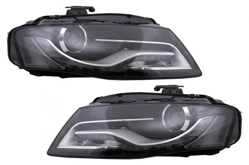 Produktbild LED DRL Scheinwerfer Tagfahrlicht TFL für Audi A4 B8 8K 2009-10.2011 Schwarz