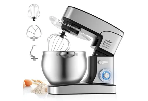 HOMELUX Küchenmaschine SC-667 – 2500W, 12L Edelstahl, inkl. Patisserie-Set