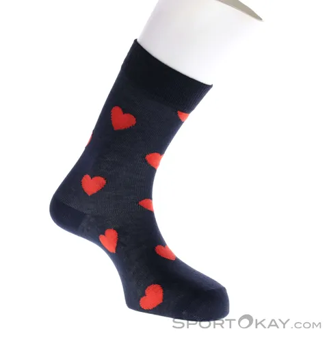 Happy Socks Hearts Socken-Dunkel-Blau-41-46