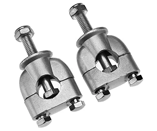eMagTech 1 Paar Motorrad Lenkerklemme, Lenker Riser Halterung Klemmen, 7/8 Zoll 22mm