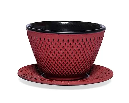 Kaffee- und Teetassen Rot von Teeladen Herzberg