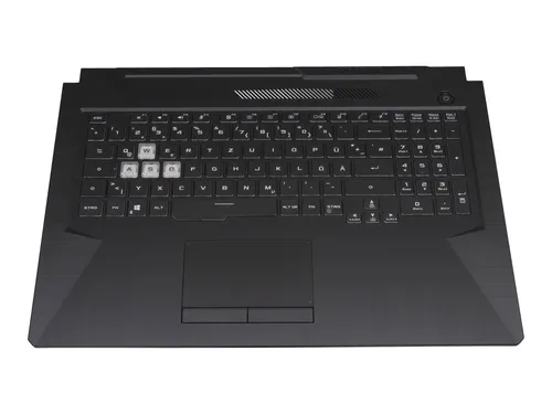 Asus 90NR03K1-R32GE0 Original Tastatur inkl. Topcase DE (deutsch) schwarz/schwar