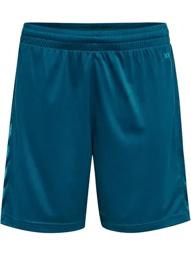 hummel Sporthose hmlCORE XK Poly Shorts (robuster Doppelstrick, ohne Seitentaschen) Kurz coralblau Kinder, Größe: 152