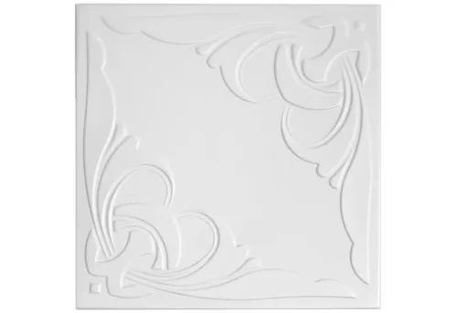 HEXIM Wanddekoobjekt NR.95 – 50x50cm XPS Deckenplatten - Kreative Deko-Objekte für Ihre Decke – feuchtraumgeeignet, schall- und wärmedämmend. Einfach zu montieren und überstreichbar für individuellen Stil!