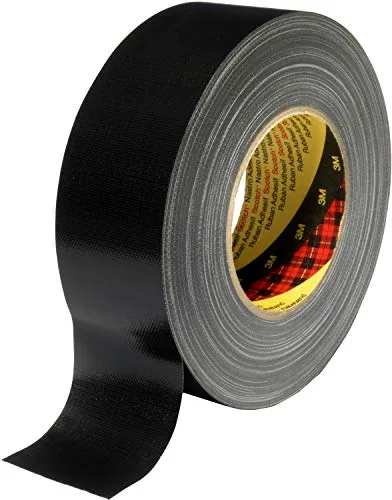 3M Premium Gewebeklebeband 389, schwarz, 38 mm x 50 m, 1 pack