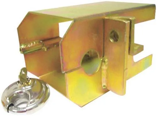Anhänger-Kastensicherung STA verz.L190xB125xH114mm G.1,9kg silber Krt.