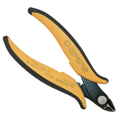 Piergiacomi Medium-Seitenschneider mit glatten Schnitt 50 Grad abgewinkelten Kopf von Kupfer und Soft Drähte Durchmesser 1.30 mm - 16 AWG, 1 Stück, TR2550