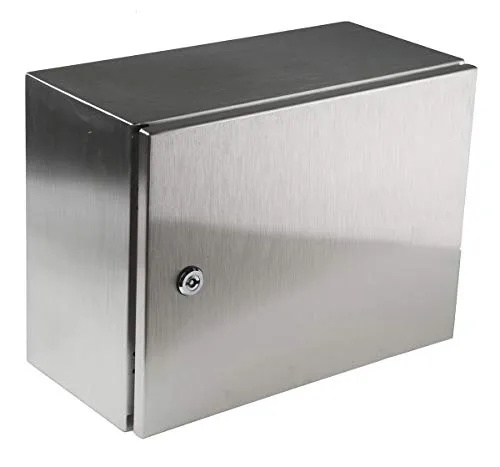 RS PRO Edelstahl Wandgehäuse IP66, HxBxT 400 mm x 300 mm x 200mm