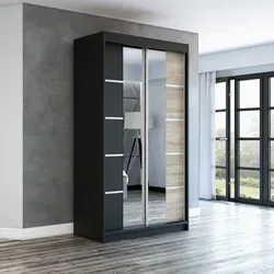 Schwebetürenschrank ERA 120 cm mit Spiegel