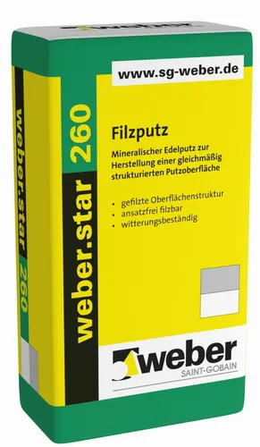 Produktbild weber.star 260 AquaBalance Filzputz 25kg