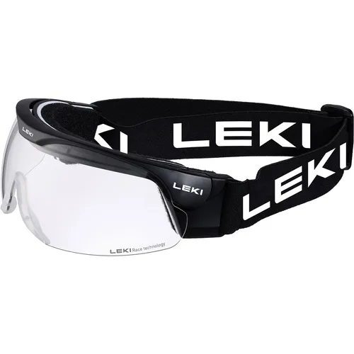 Leki XC Shield Skibrille - Sportliche Skibrille in Schwarz - Skibrille in One Size mit robusten Polycarbonat-Gläsern, ideal für ausgedehnte Langlaufeinheiten und hohen Tragekomfort.