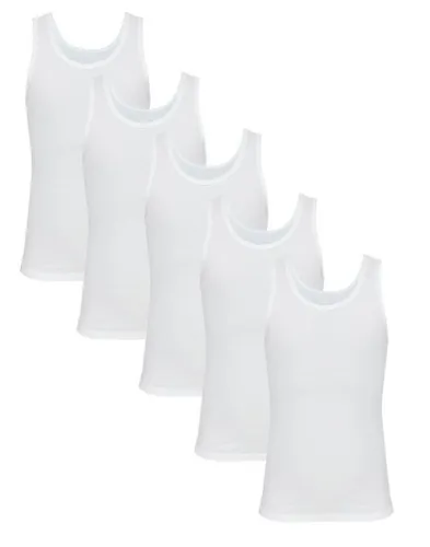 TupTam Unterhemd TupTam Kinder Jungen Unterhemd Ärmellos Tanktop 5er Pack