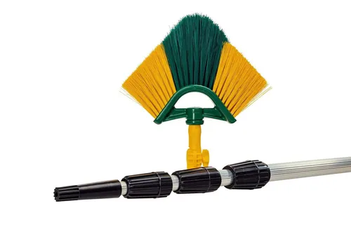 Neustanlo Teleskopstiel XXL Eckbesen Set, 8 Meter in schwarz von Neustanlo