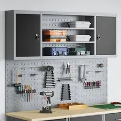 vidaXL 6-tlg. Werkzeugschrank-Set mit Stecktafel