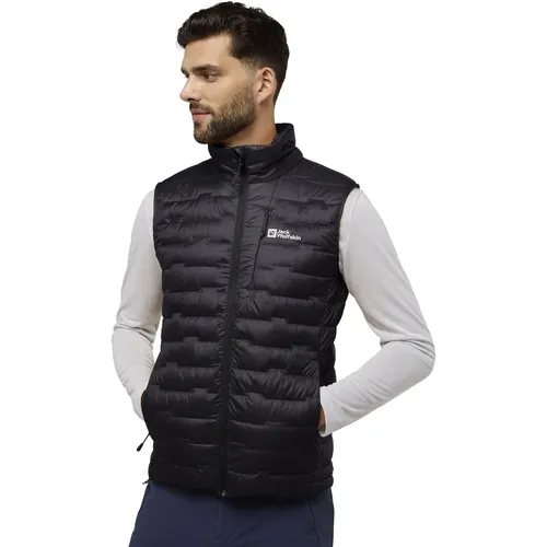 JACK WOLFSKIN PASSAMANI DOWN VEST M in grau von Jack Wolfskin