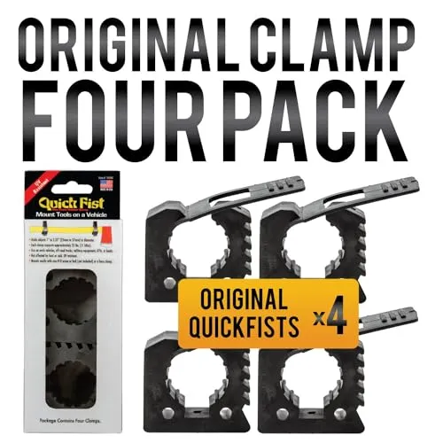 QUICK FIST 4 Klemmen in schwarz von QUICK FIST