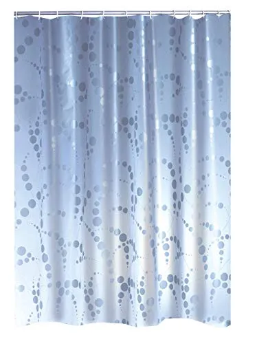 Ridder Duschvorhang Dots Semitransparent-silber 180 cm von Ridder