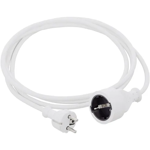 HAWA 1008290 Strom Verlängerungskabel  16 A Weiß 3.00 m H05VV-F 3G 1,5 mm²