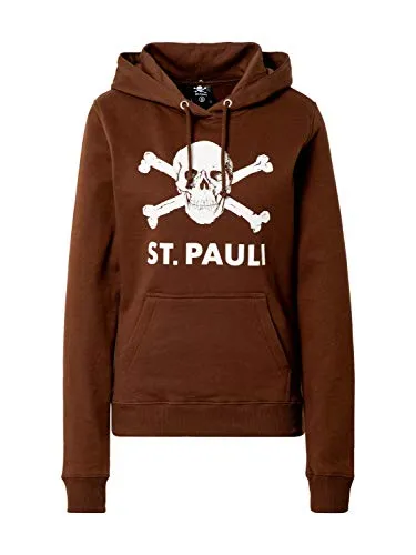 Do You Football FC St. Pauli Hoody Pullover Damen Braun (S) in braun von FC St. Pauli