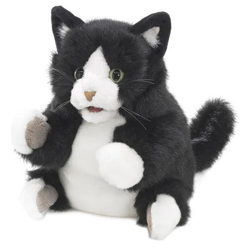 Folkmanis Handpuppe Tuxedo Kätzchen von Folkmanis