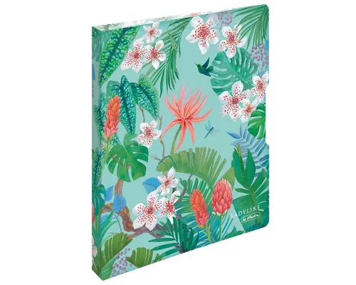 Herlitz Aktenordner Herlitz Ringbuch / DIN A4 / 16mm / 2-Ring Mechanik / aus PP /