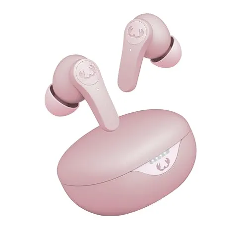 Fresh 'n Rebel Twins Rise, kabellose In-Ear-Bluetooth-Kopfhörer mit Geräuschunterdrückung, Ambient Modus, Multipoint-Bluetooth, In-Ear-Sensorik, spritzwassergeschützt, 30 h Spielzeit (Pastel Pink)