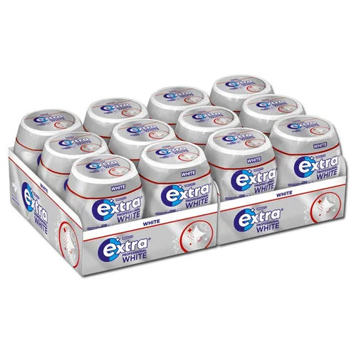 Wrigleys Extra Professional White Dose - Zuckerfreier Kaugummi in praktischer Dose, ideal für frischen Atem und perfekte für alle Gelegenheiten.