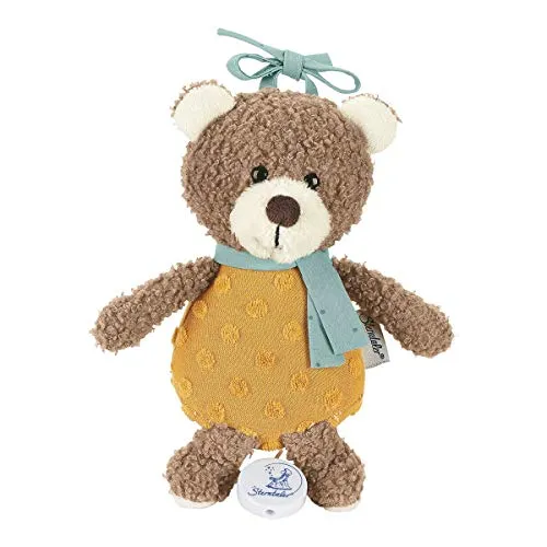 Sterntaler 6002002 Spieluhr, Stofftier Bär Ben, Austauschbares Spielwerk, Größe: S