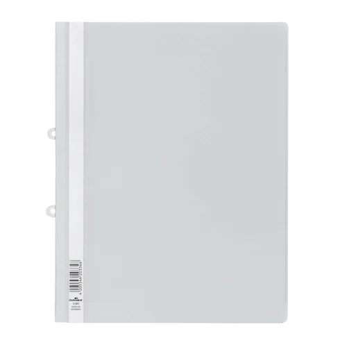 DURABLE Schnellhefter Kunststoff weiß DIN A4 überbreit 25 - Praktischer Schnellhefter für DIN A4 überbreit, aus hochwertigem PVC gefertigt, ideal für die übersichtliche Ablage und Präsentation von Dokumenten.