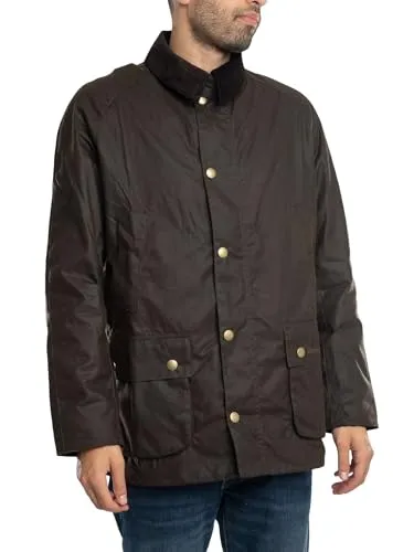 Barbour Ashby Wachsjacke für Herren, Oliv/Blatt für mich (Leaf It to Me), 3XL