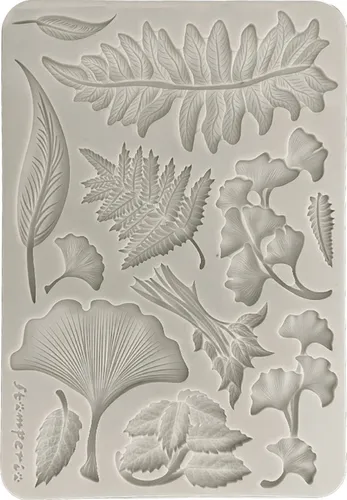 Stamperia Silikonform Herbarium Silvae Botanical 13 Teile Gießform Modellierform
