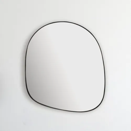 FINEBUY Wandspiegel Organische Form 53x60cm – Moderner Dekospiegel - Eleganter Wandspiegel in organischer Form, perfekt für Flur und Garderobe. Mit seinem modernen Design und der hochwertigen Verarbeitung wird er zum stilvollen Hingucker in jedem Raum.